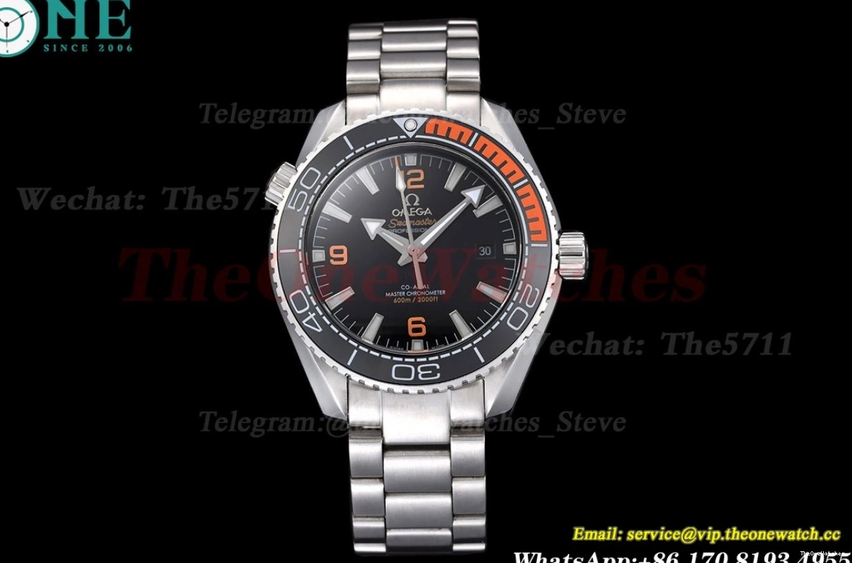MY8215 43mm SS Dial GDF Black Seamaster 600m Oyster SS 0327